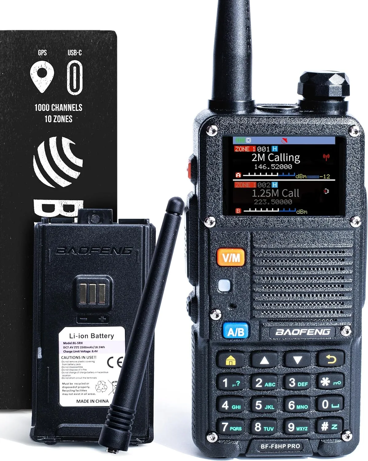 Baofeng BF-F8HP PRO official manufacturer product view 1