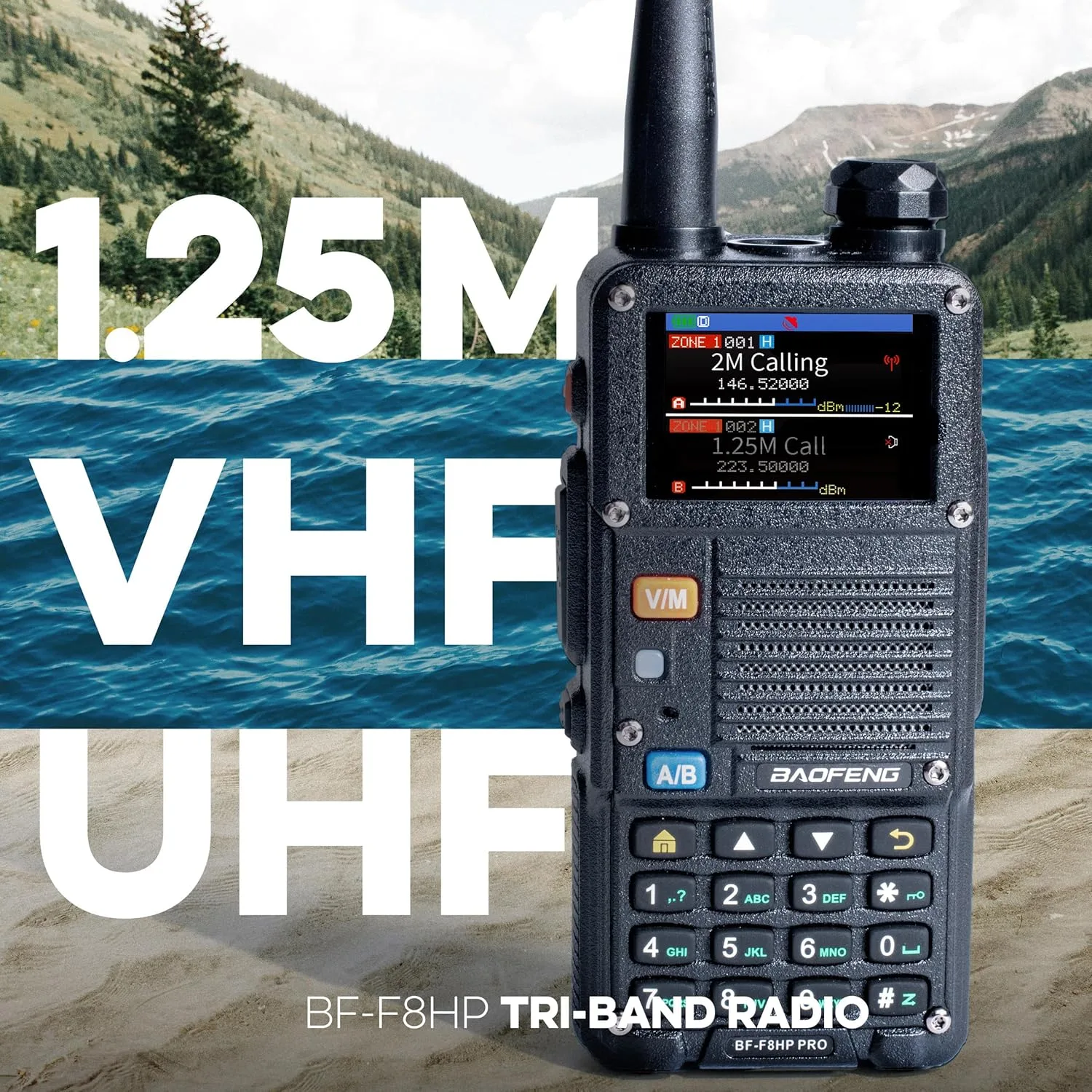 Baofeng BF-F8HP PRO official manufacturer product view 2