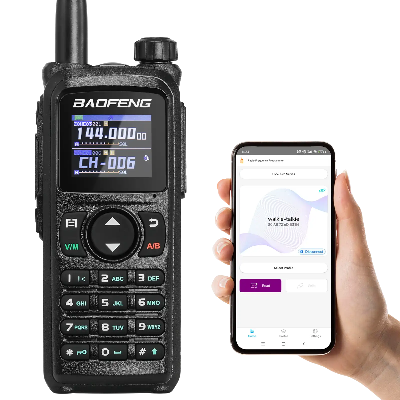 Baofeng UV-28 PLUS official manufacturer product view 1