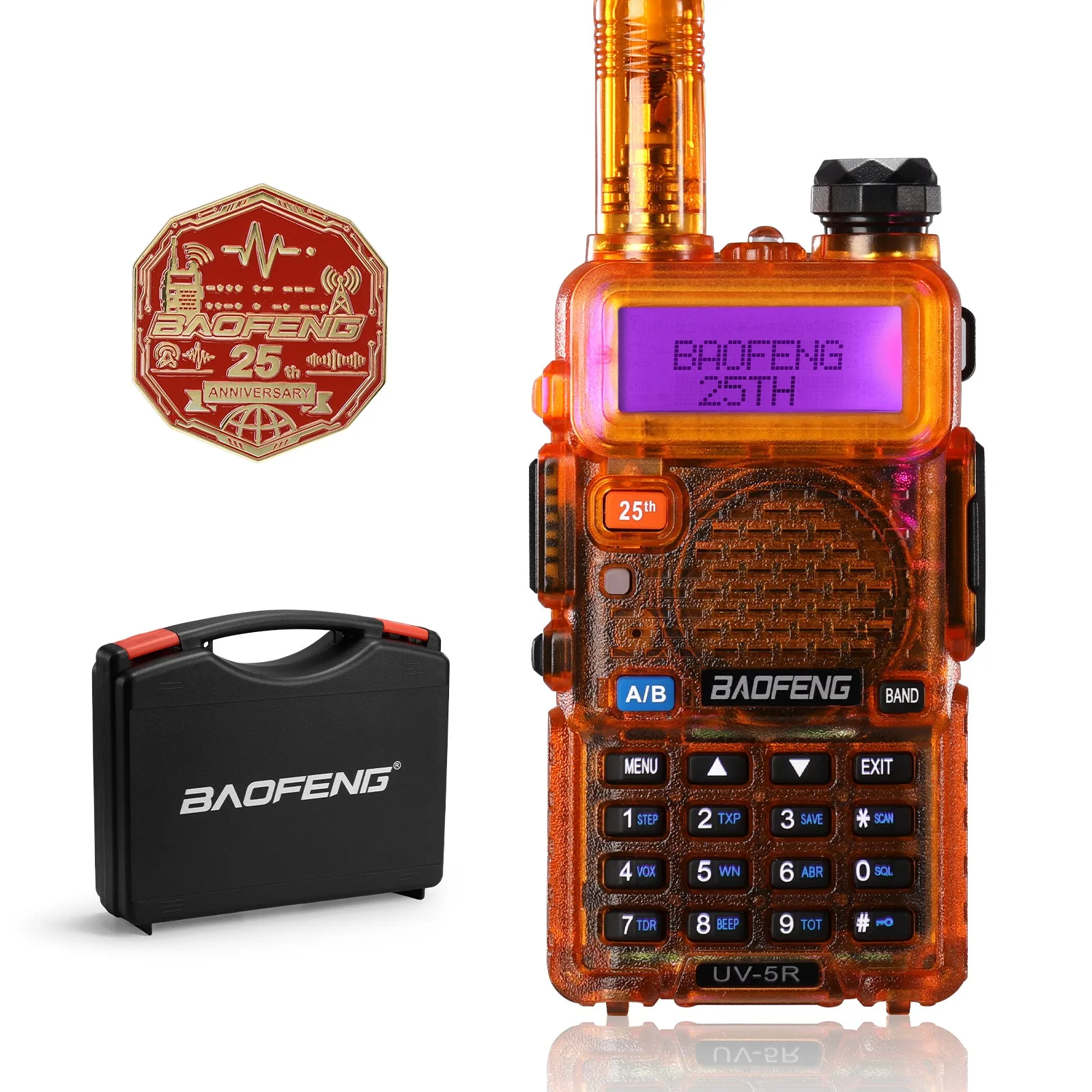 Baofeng UV-5R 25th Anniversary official manufacturer product view 1