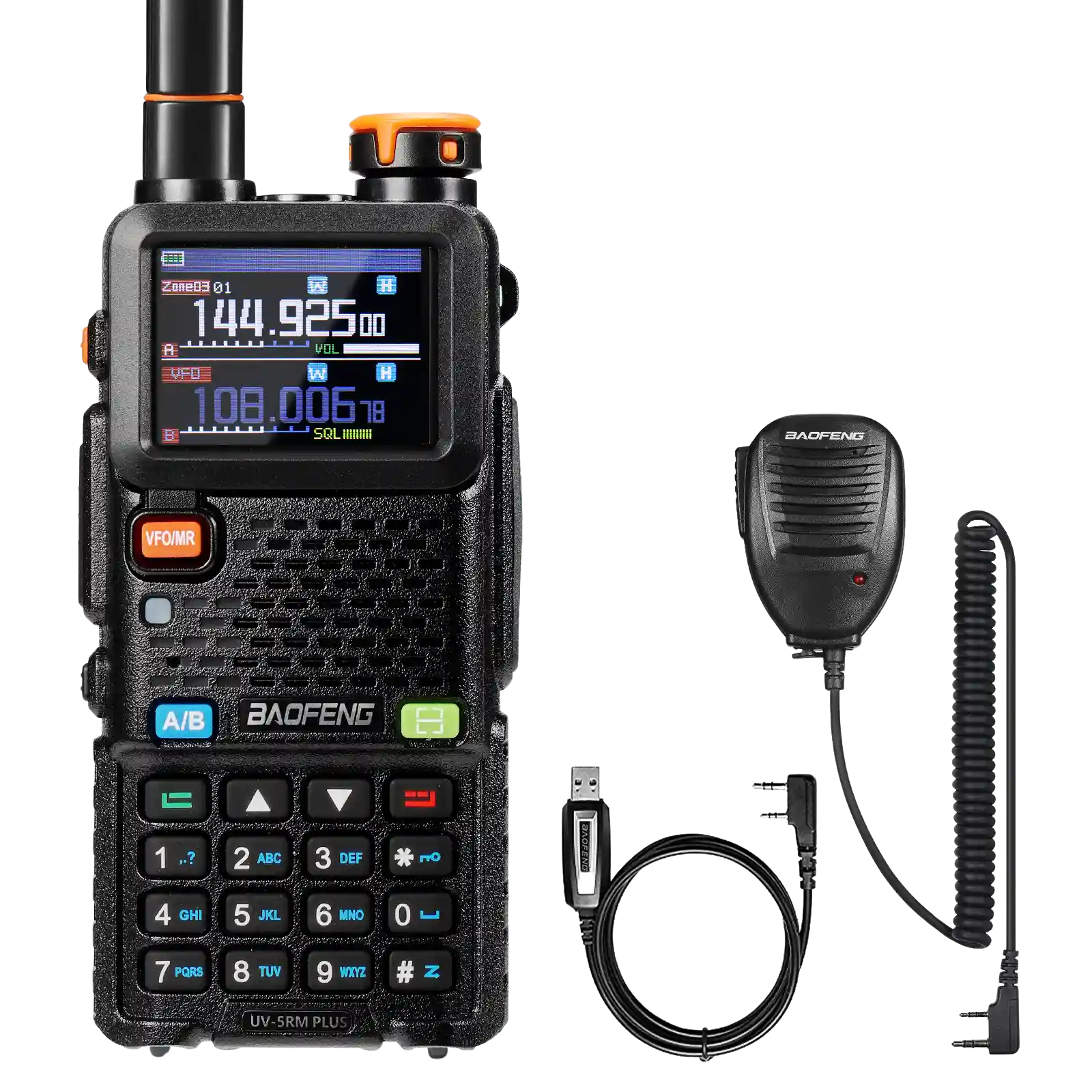 Baofeng UV-5RM PLUS GPS official manufacturer product view 1