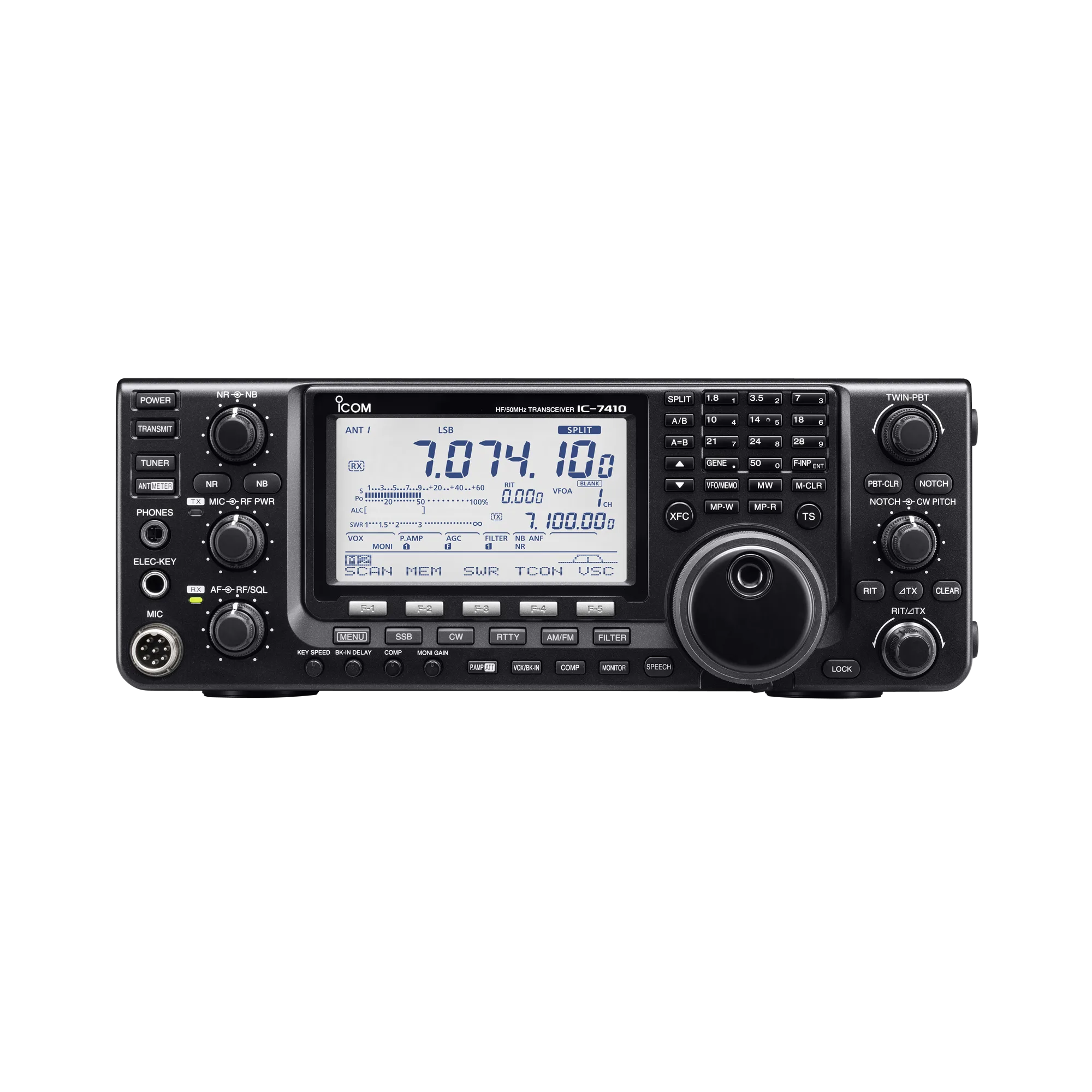 Icom IC-7410 Japanese regional illustration official manufacturer product view 2