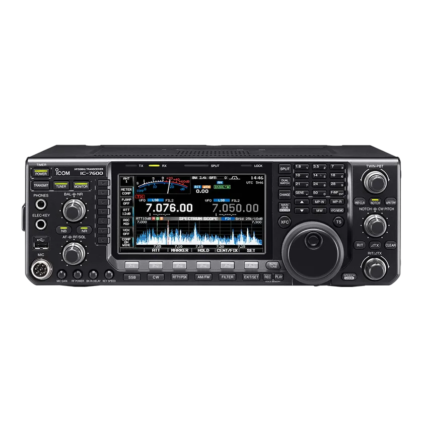 Icom IC-7600 Japanese regional illustration official manufacturer product view 1