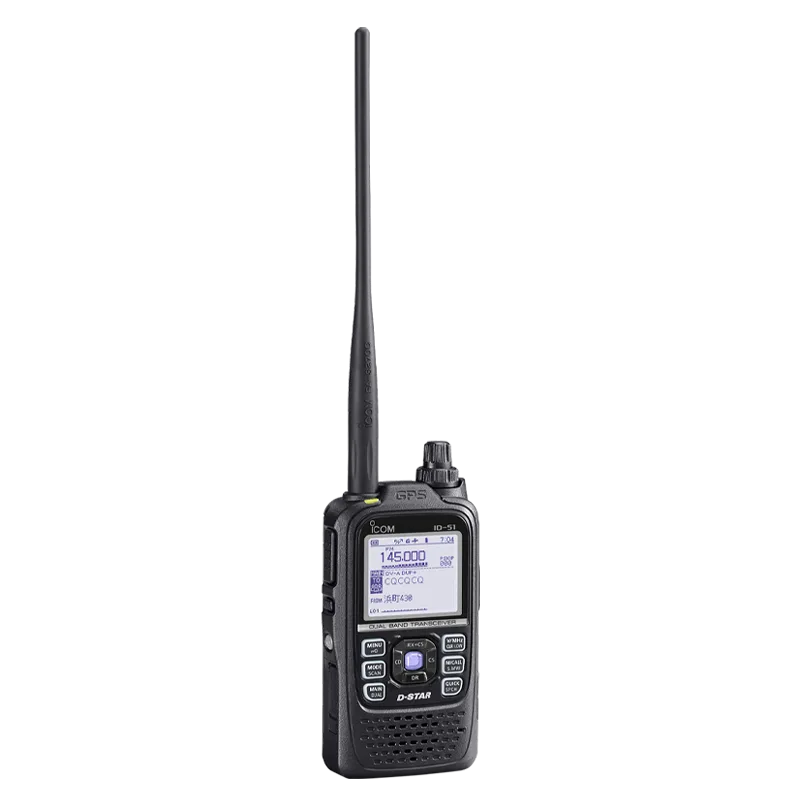 Icom Japanese ID-51 PLUS family illustration official manufacturer product view 1