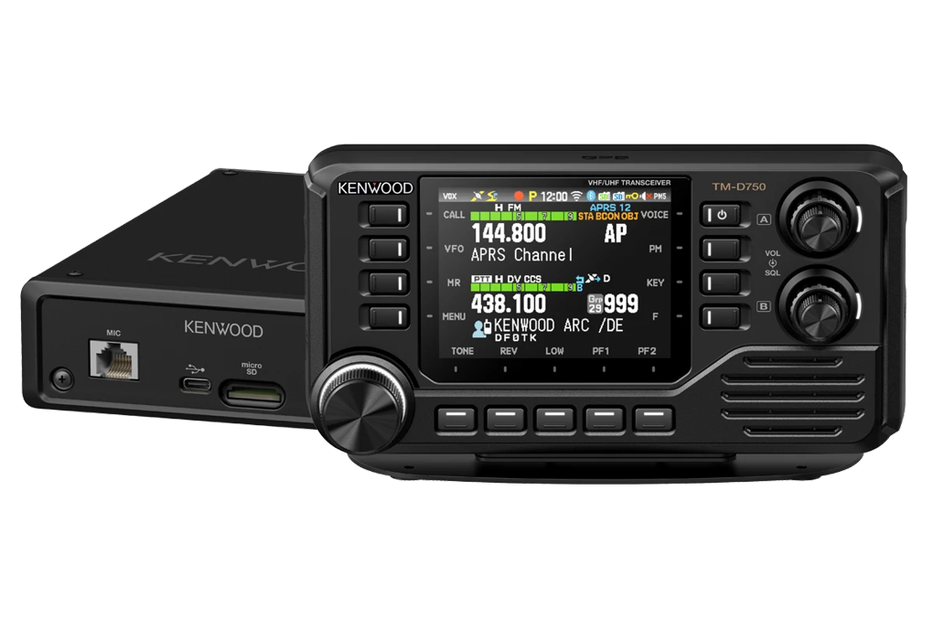 Kenwood TM-D750E regional manufacturer banner official manufacturer product view 1