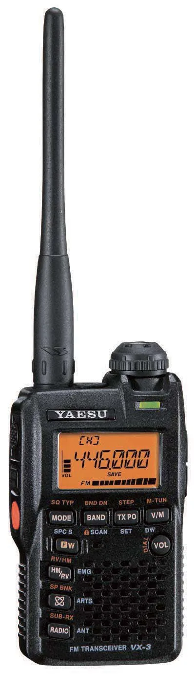 Yaesu VX-3R official manufacturer product view 1