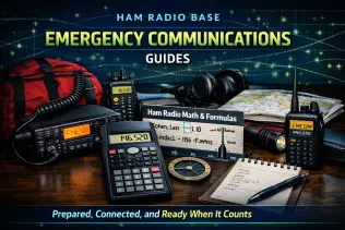 Ham Radio Base Emergency Communications (EmComm) Guides – Preparedness, Field Deployment & Response
