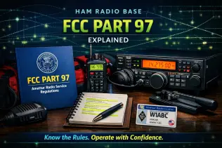 Ham Radio Base FCC Part 97 – Rules, Privileges & Legal Operation