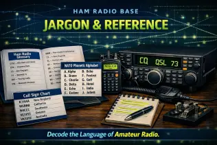 Ham Radio Base Jargon & Reference – Q‑Signals, Phonetics & Operating Terms