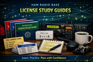 Ham Radio Base License Study Guides – Technician, General & Extra