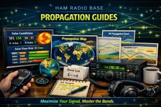 Ham Radio Base Propagation Guides – Solar Activity, Band Conditions & DX Paths