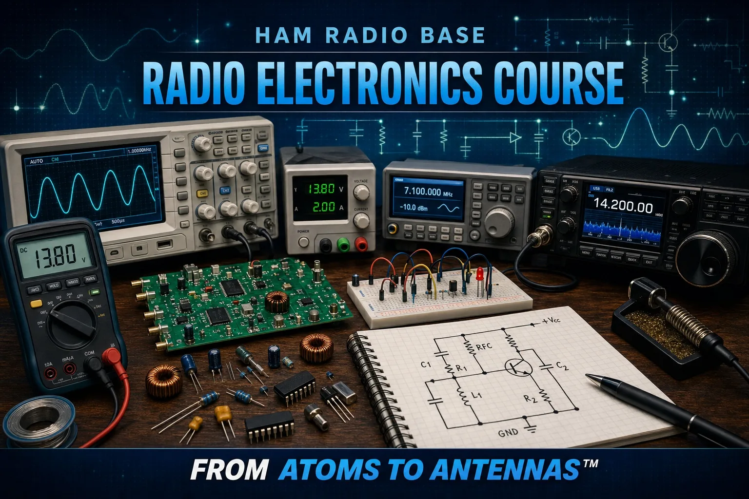 Ham Radio Base Radio Electronics Course for Amateur Radio Operators