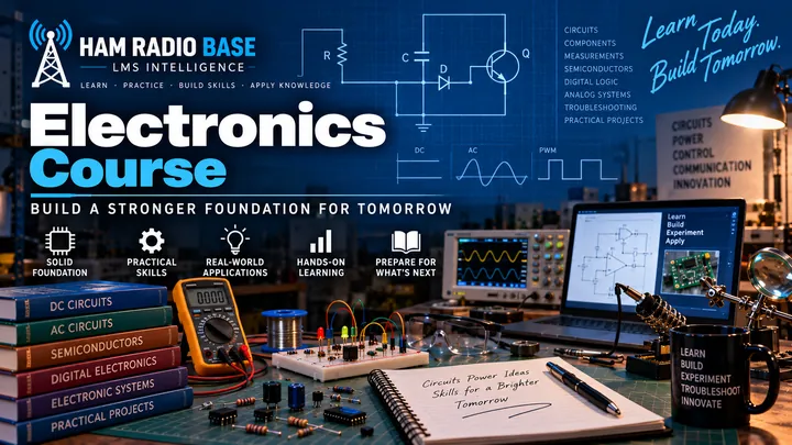 Ham Radio Base Electronics Course course cover